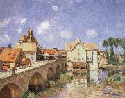 Alfred Sisley The Bridge at Moret oil painting on canvas